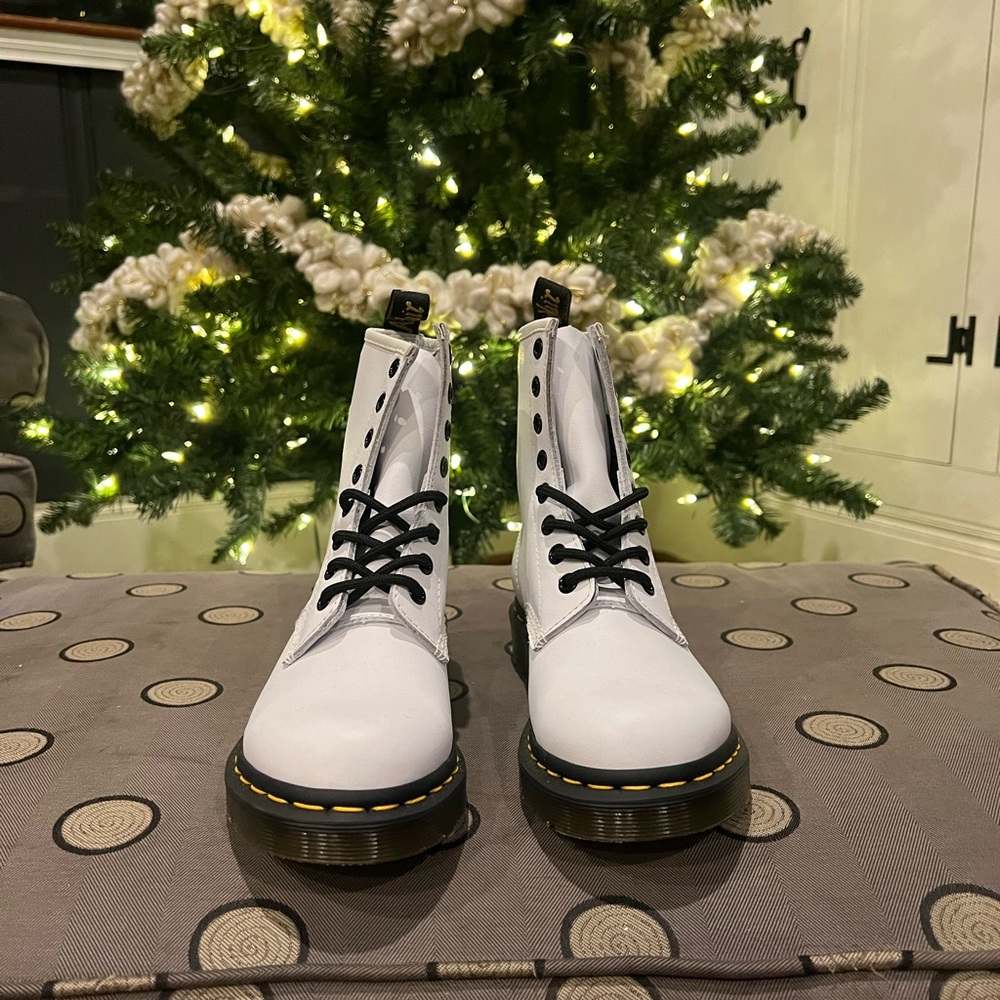 White Dr. Martens